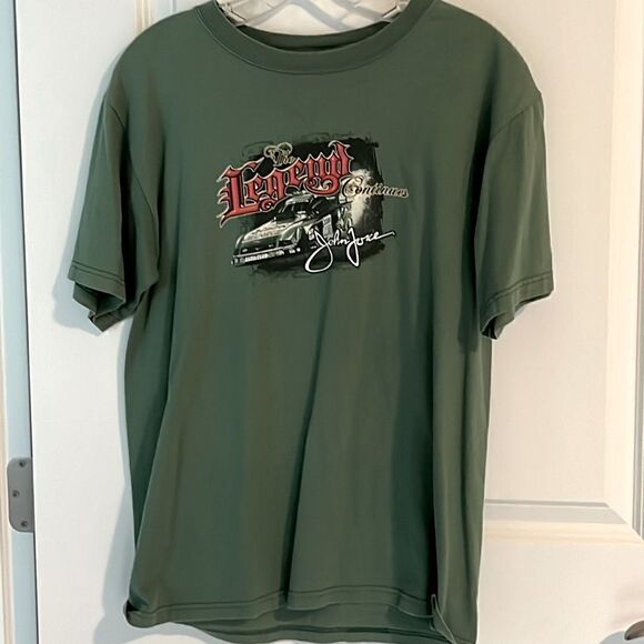 John Force The legend Continues double sided tee Vintage Tee 1996 - Picture 2 of 8